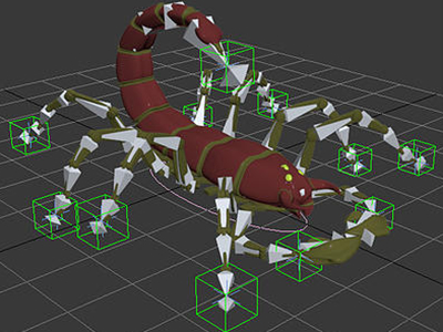 Rigged scorpion